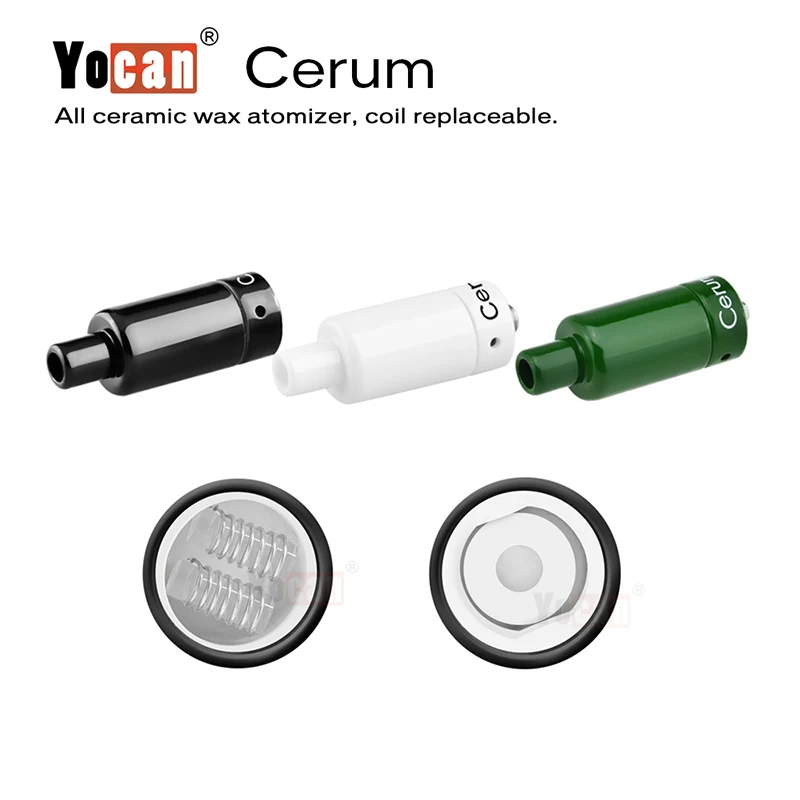 Оригинальный cerum сухой травы испаритель 0.8ohm Воск бак 510 Нитки с замена катушки