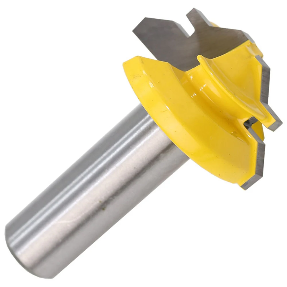 CNBTR 45 Degrees 1/2 Tenon Cutter Milling Cut Glue Router Bit For Woodwork | Инструменты