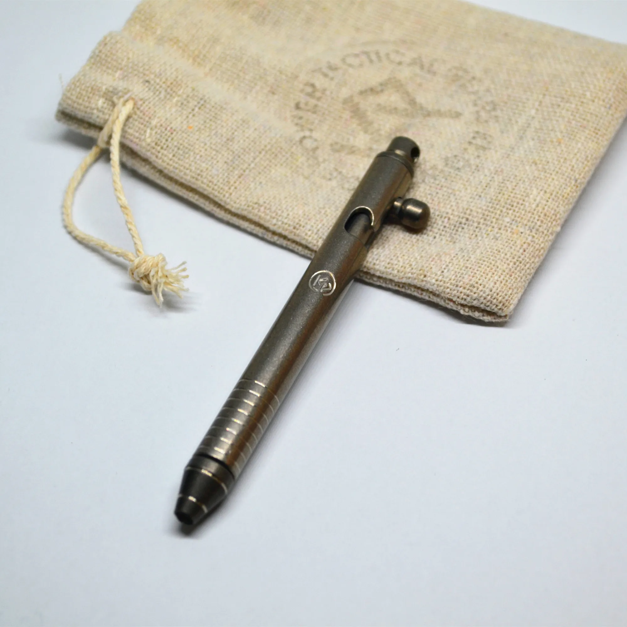 Новая высококачественная титановая мини-ручка EDC с гладкой записью Карманный