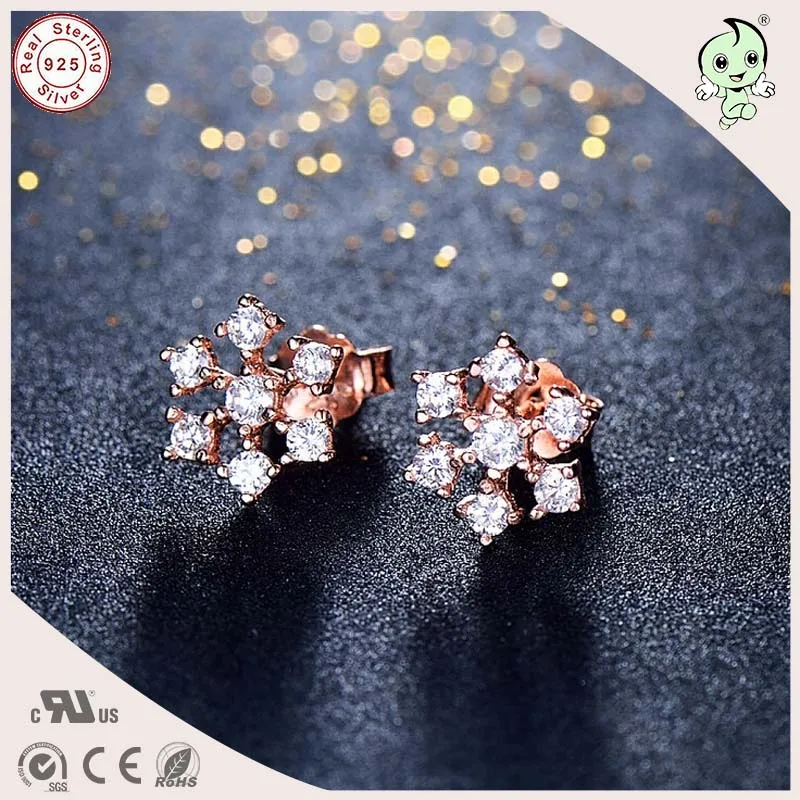 Очень красивые и модные хорошее качество 100% Настоящее серебро 925 пробы Мини