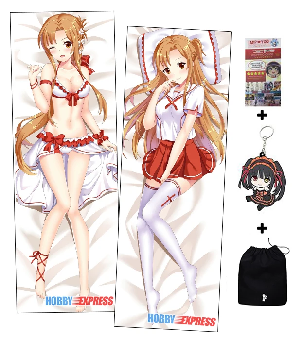 

Hobby Express Dakimakura Japanese Otaku Waifu Hugging Body Pillow Cover Asuna Yuuki SAO ADP811027