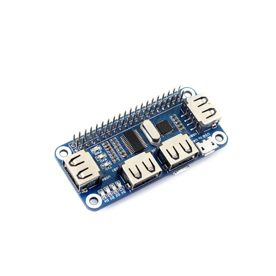 ShenzhenMaker Store 4 порта USB HUB HAT для Raspberry Pi к UART бортовой совместим с USB2.0/1 1|Детали и