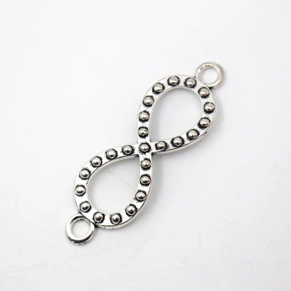 5 units antique silver infinite pendant for bracelet charms jewelry finding suppliers D-3-374 | Украшения и аксессуары