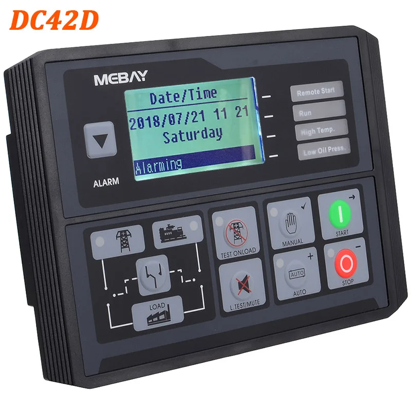 Регулятор генераторной установки DC40D/42D MK3 контроллер генератора для дизельных/бензиновых/газовых генераторных установок контроль параметров 12006054 - Цвет: DC42D