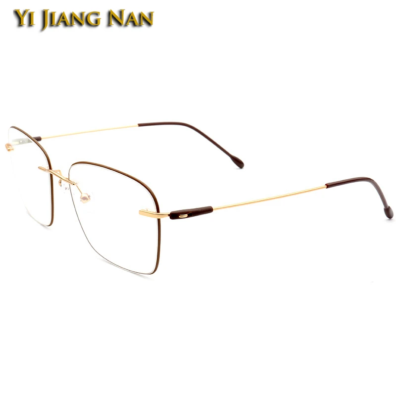 Женские модные легкие оптические очки без оправы женские по рецепту Lunette De Vue Femme