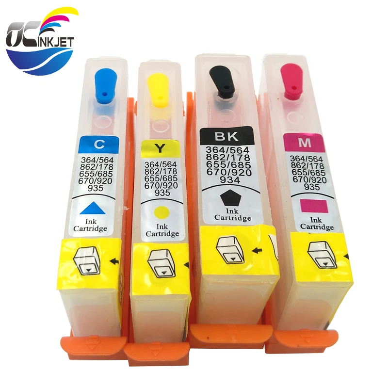 

OCINKJET 862 пустой многоразовый сменный картридж для HP 862 862XL совместимый для HP Photosmart B8558 5510 B209A B210A