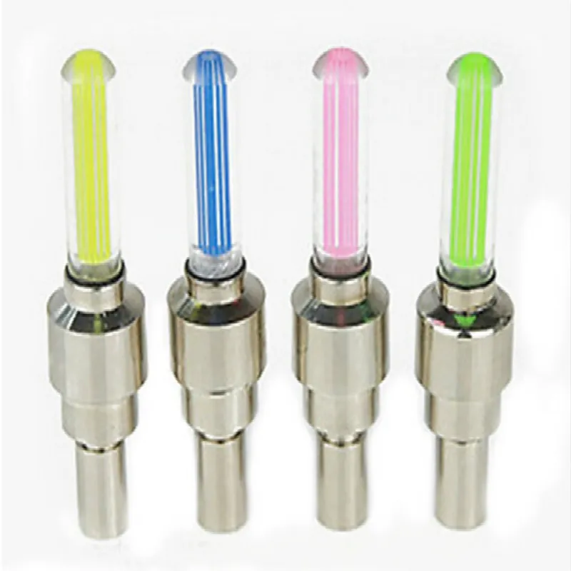 2 шт. велосипед свет фары для горного велосипеда бандаж колеса клапан Кепки