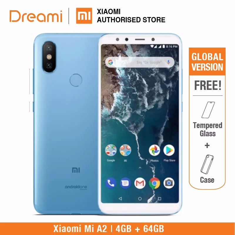 Глобальная версия Xiaomi Mi A2 64 ГБ rom 4 ram (абсолютно новая/запечатанная) mi a2 64gb