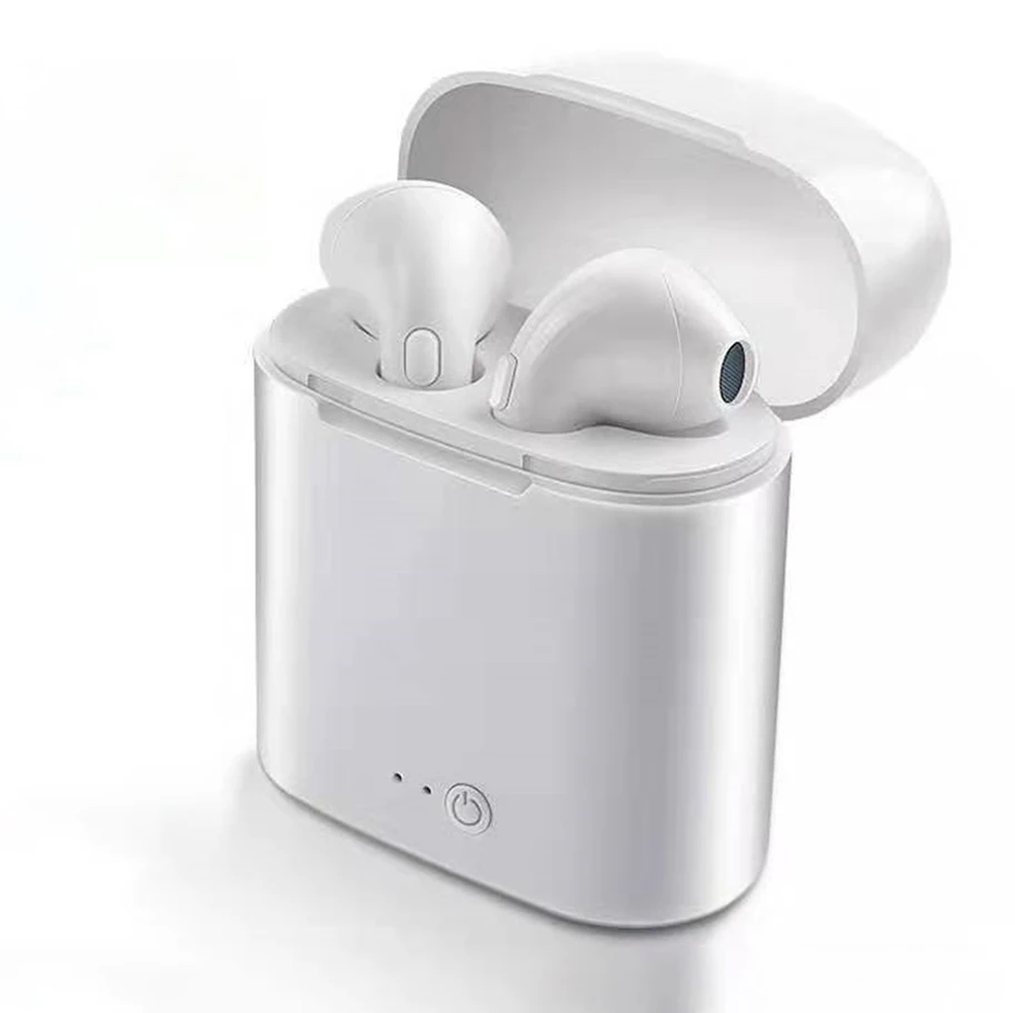 Мини Bluetooth Беспроводные наушники с зарядным боксом спортивные гарнитуры Android