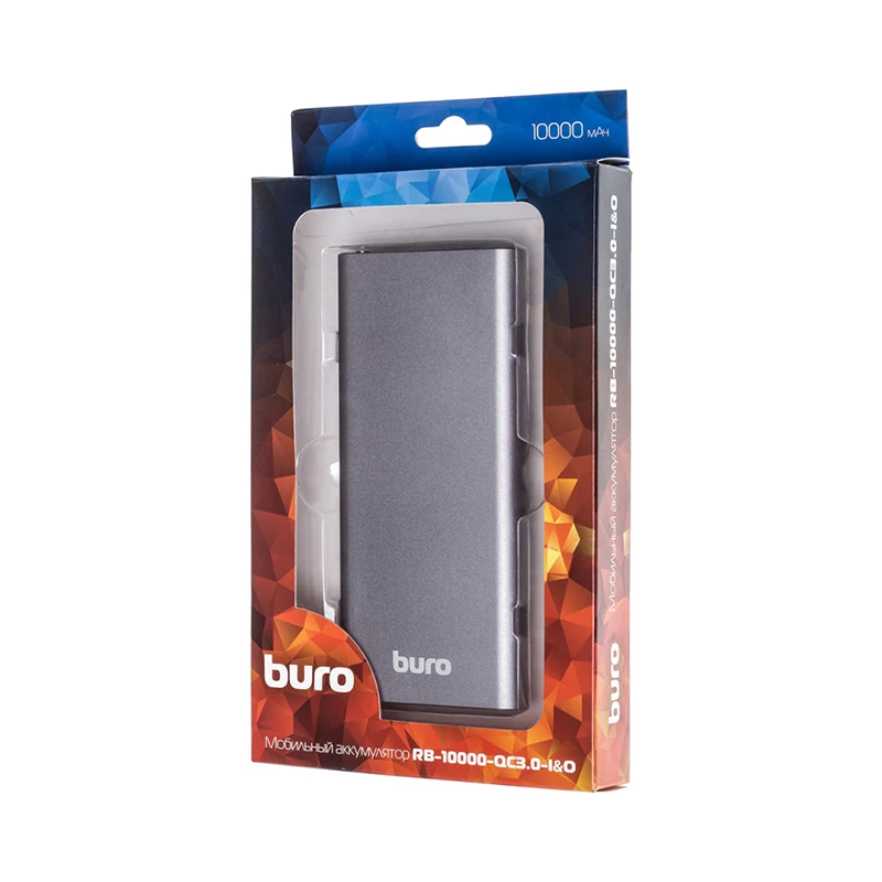 Внешний аккумулятор Buro RB-10000-QC3.0-I&ampO | Мобильные телефоны и аксессуары