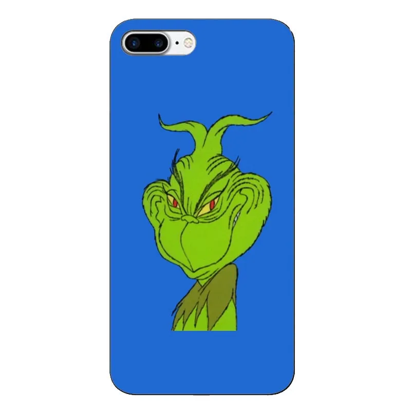 Как зеленый Monster Grinch палантин Рождественский мягкий чехол для телефона iPhone X XS MAX 6