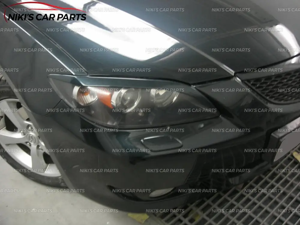 Брови на фары чехол для Mazda 3 SD 2003-2008 ABS пластиковые реснички ресницы для украшения автомобиля Стайлинг тюнинг