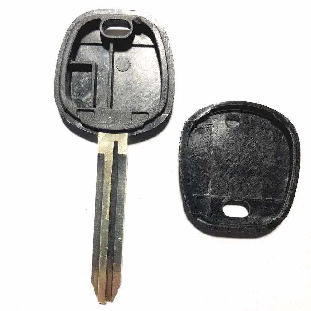 

Replacement Car Key For Toyota Transponder Key Shell Cover Fob with Chip Place inside Toy43 Blade