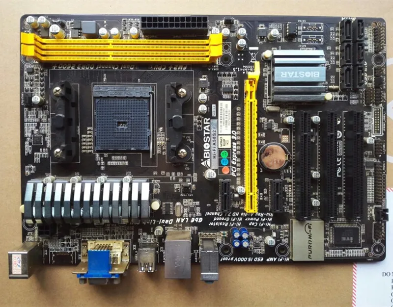 Б/у оригинал для BIOSTAR Hi-Fi A58S2 FM2 + Поддержка платы 860K 7650K материнской AMD A55 100%