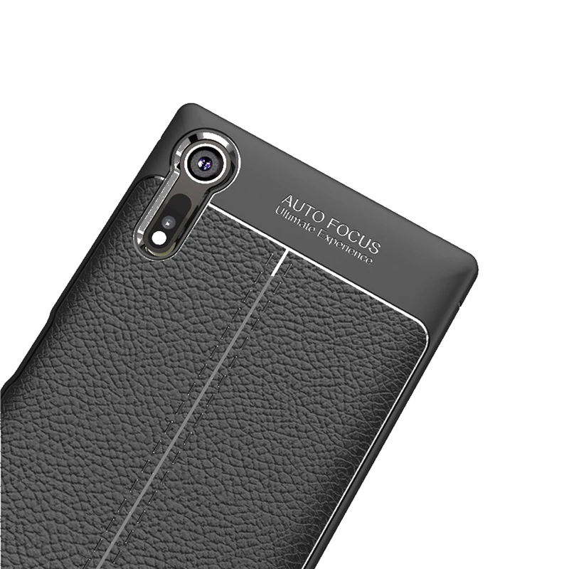 Телефонные Чехлы для Sony xa1 XZ/XZS кожаный чехол Силиконовый ТПУ ультра тонкий