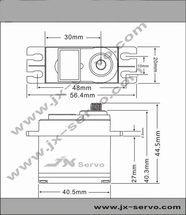4 шт JX Servo PDI-5513MG 13 кг металлическая Шестерни высокий крутящий момент цифровой