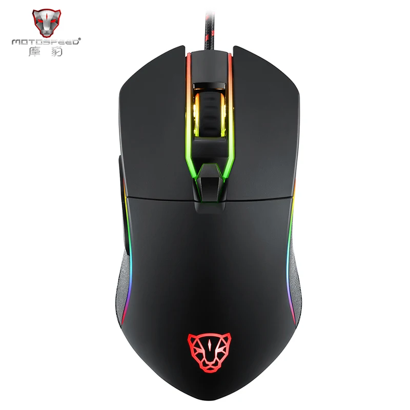 Профессиональная игровая USB мышь Motospeed V30 оптическая с регулируемым разрешением