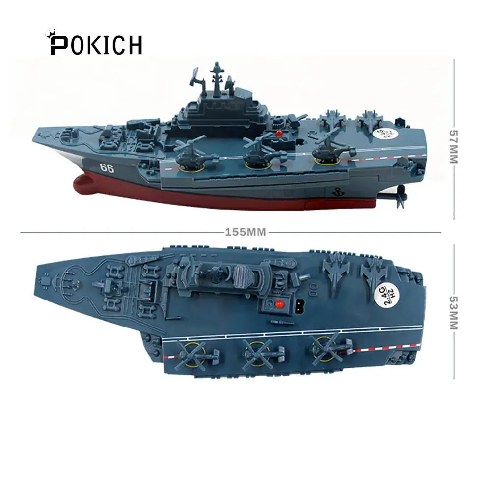 Pokich 2,4 GHz 3CH пульт дистанционного управления лодка эскорт фрегат Перевозчик корабль Изысканная модель RC военный корабль модель
