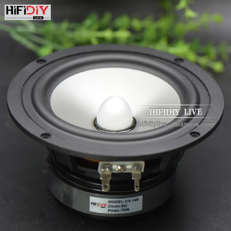 HIFIDIY LIVE Hi-Fi 5 7 дюйма низкочастотный динамик 8 Ом 70 Вт алюминиевый каркас