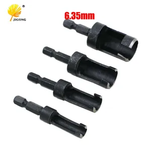 Сверла из углеродистой стали с шестигранным хвостовиком, 4 шт.