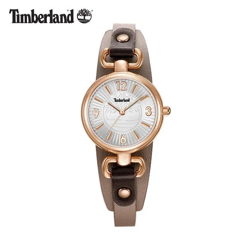 Timberland Высококачественной Телячьей Кожи Женские Часы Моды Случайные Кварцевые