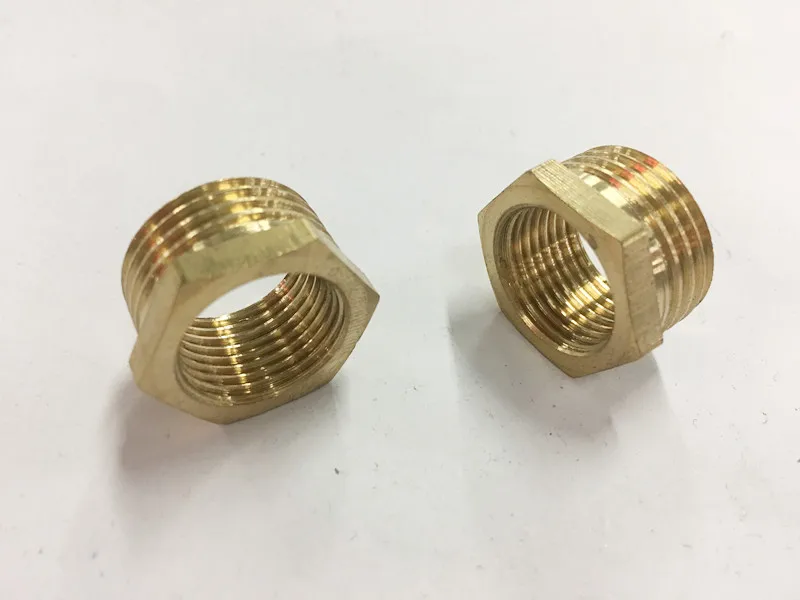 Бесплатная доставка латунный редуктор 1/2 &quotBSP Мужская резьба до 3/8&quot BSP Женская