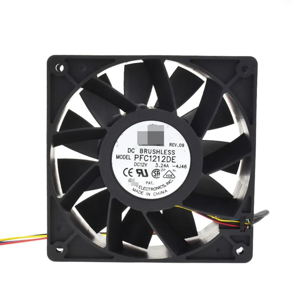 Вентилятор для ветровой турбины Delta PFC1212DE 12 см 12038 дюйма В 6000 А Ant miner об/мин/4