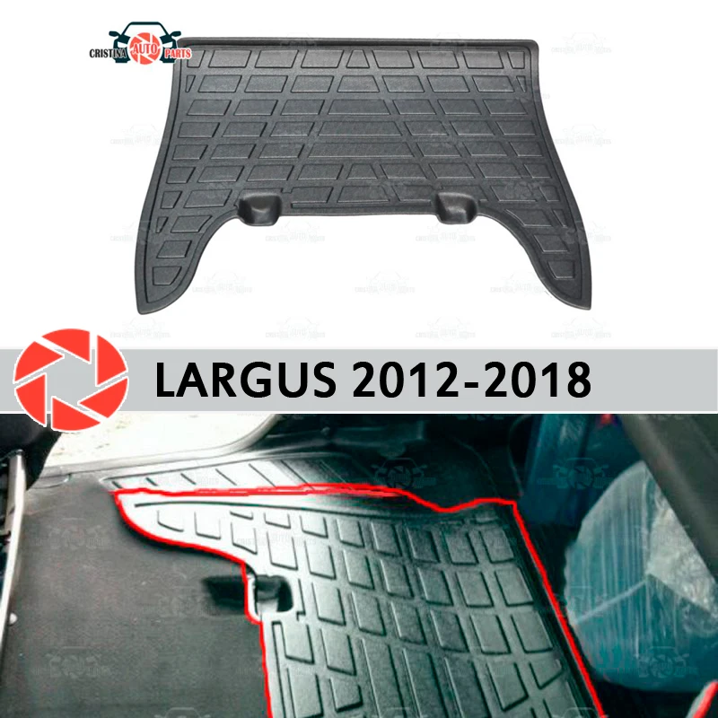 Накладки на задние сиденья для Lada Largus 2012 2018 накладки ковровые пороги аксессуары