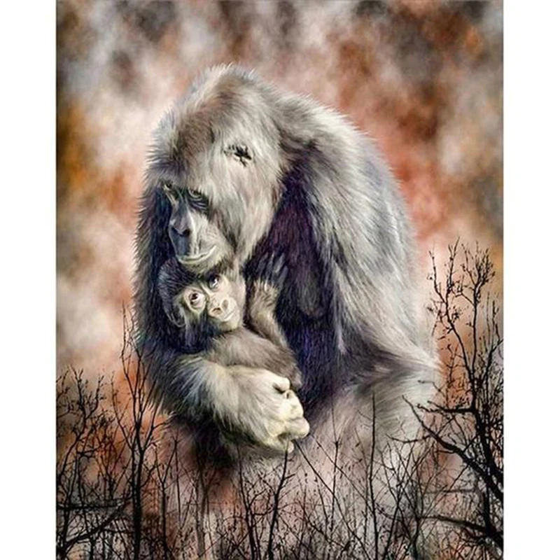 Набор для алмазной вышивки с рисунком животных | Дом и сад