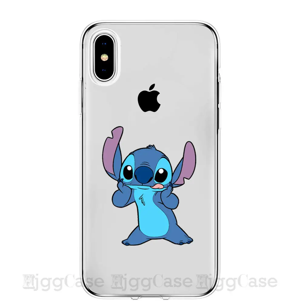 P3342 Мультяшный милый Стич Ститч чехол для телефона для iPhone 7 8 6 6s Plus X XR XS MAX 5 5S SE Мягкий силиконовый чехол из ТПУ - Цвет: P3342