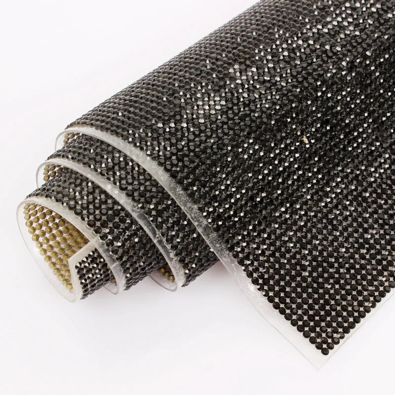Ss6 Crystal AB сетчатой отделкой 24*40 см Стекло стразами использовать для свадебных