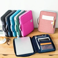 waterproof oxfored a4 file folder document bag business briefcase storage bag for notebooks pens pad computers student gift