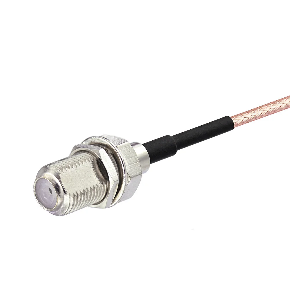 Superbat F Jack перегородка крепление к MCX разъему прямоугольный RG316 RF коаксиальный