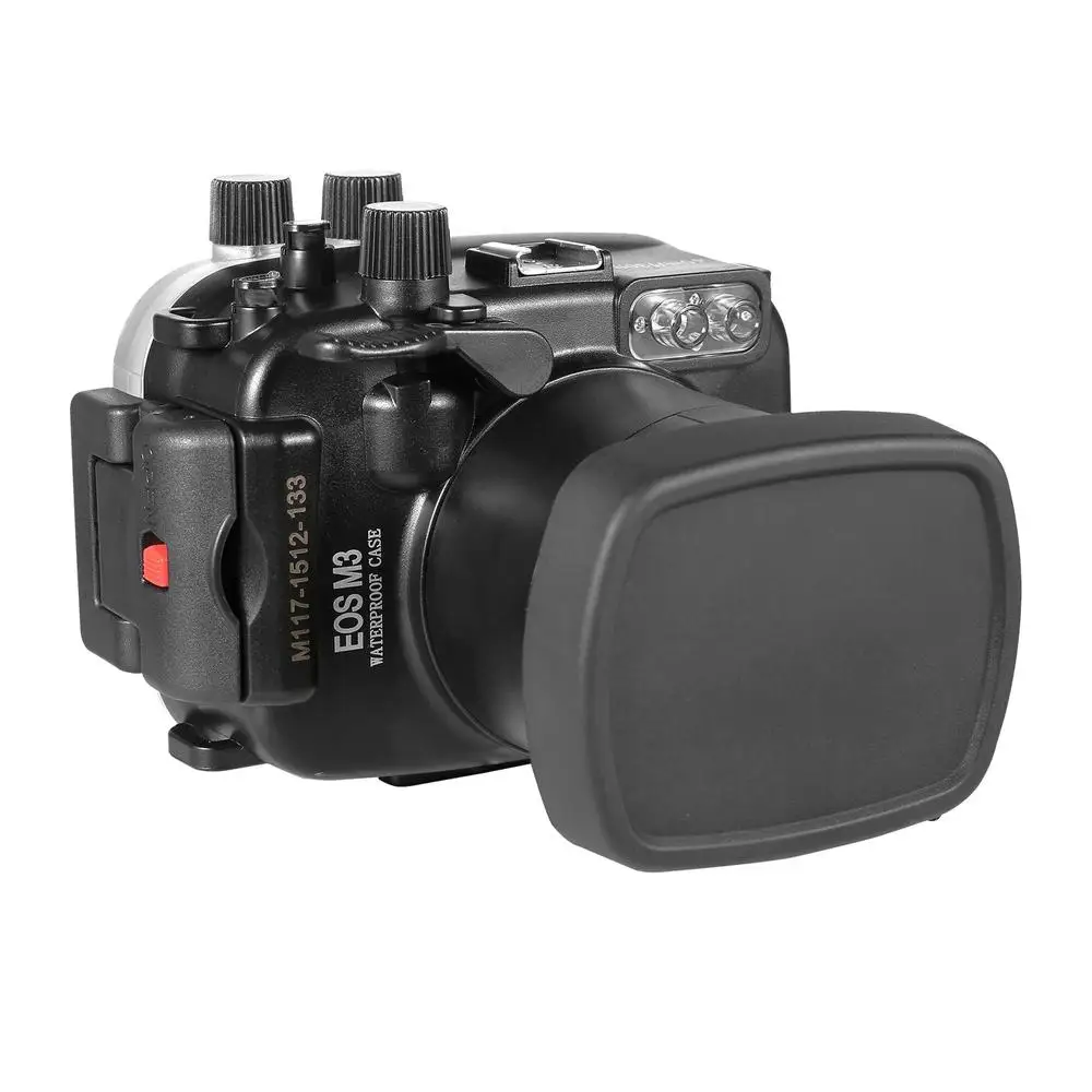 Чехол для подводной камеры Meikon 40 м/130 футов объективов Canon EOS M3 18 55 мм|for canon|eos cameracase