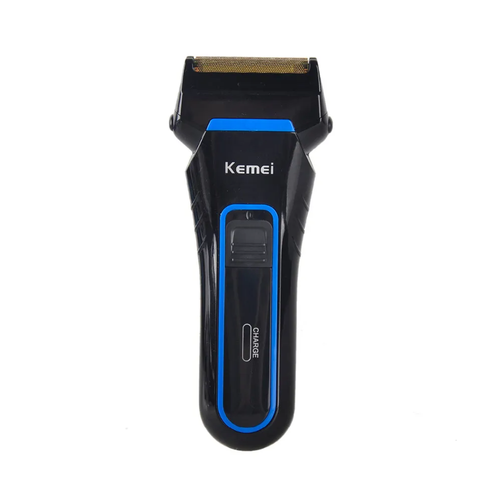Kemei KM-, мужской беспроводной электрический триммер, перезаряжаемая бритва, бритва, возвратно-поступательный двойной грумер, влажное и сухое использование