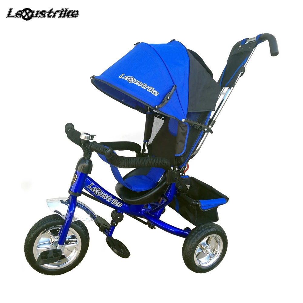 Велосипед детский 3-х колесный Lexus trike колеса EVA 10 и 8 регулируемая спинка задний
