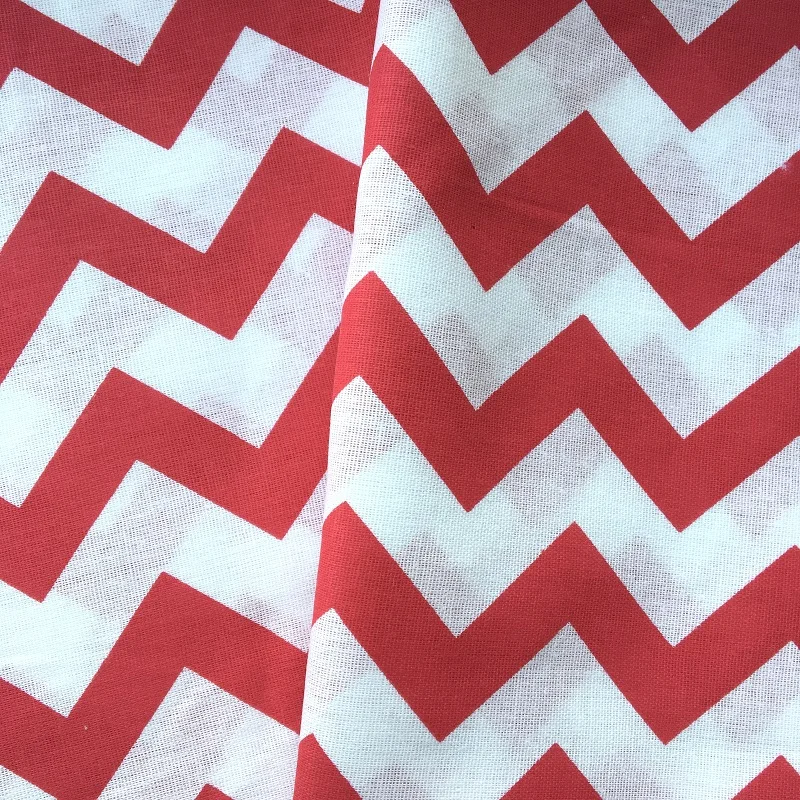 IV печать 100% хлопок грубая ткань Ситцевая 125GSM ширина 150 см tic rac zig zag палитра Rig Rag