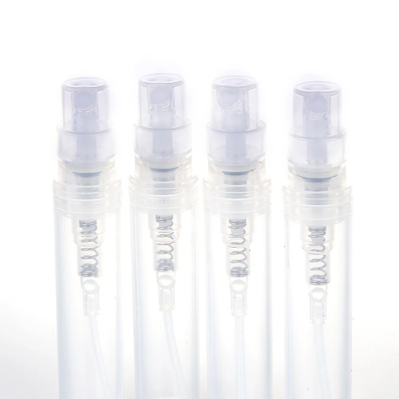 

100pcs 3ml mini refillable sample perfume plastic bottle travel empty atomized bottle cosmetics packaging container