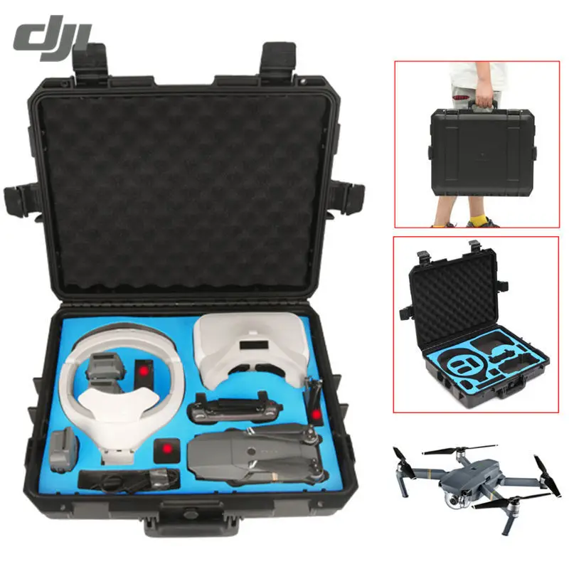DJI Mavic Pro Drone Combo FPV RC Квадрокоптер DJI очки Водонепроницаемый наплечный Чехол Коробка для хранения Чемодан Ручная Сумка Черный