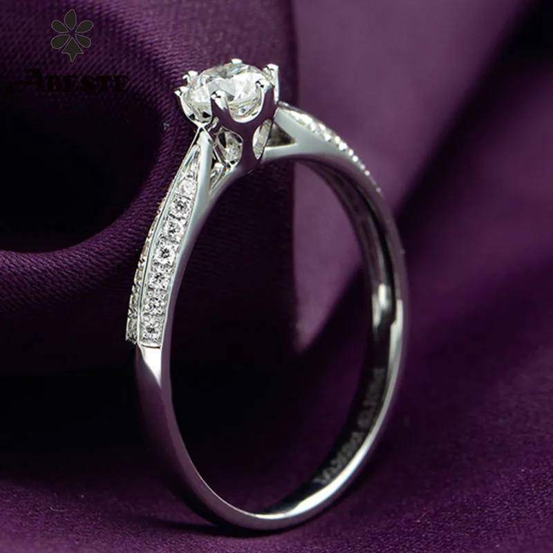 Женское Обручальное Кольцо ANI 18K из белого/желтого/розового золота (AU750) с