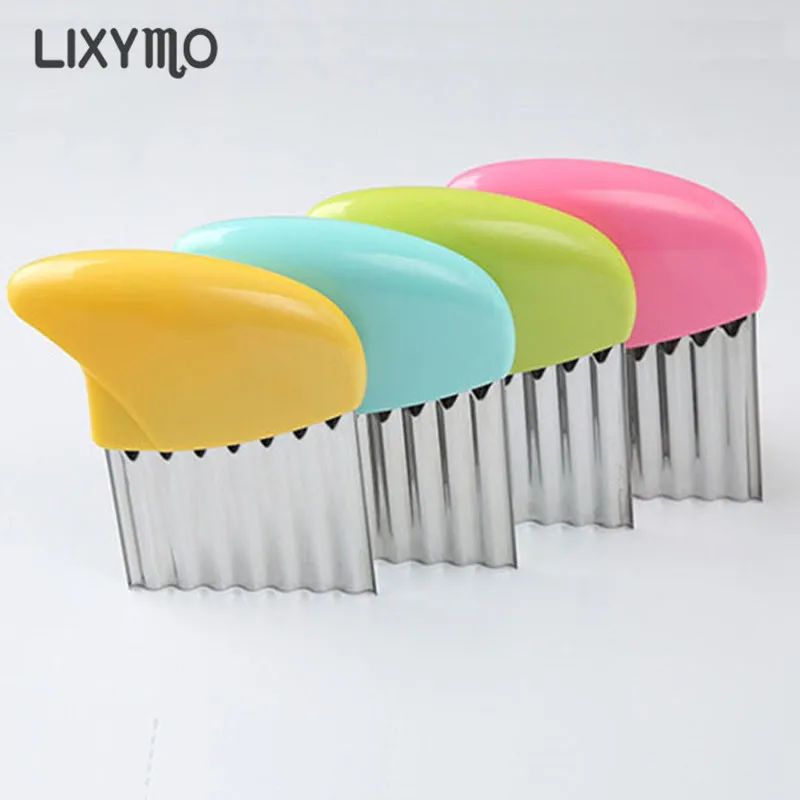 LIXYMO резак для картофельных волн инструменты фруктов и овощей Кухонные чипы