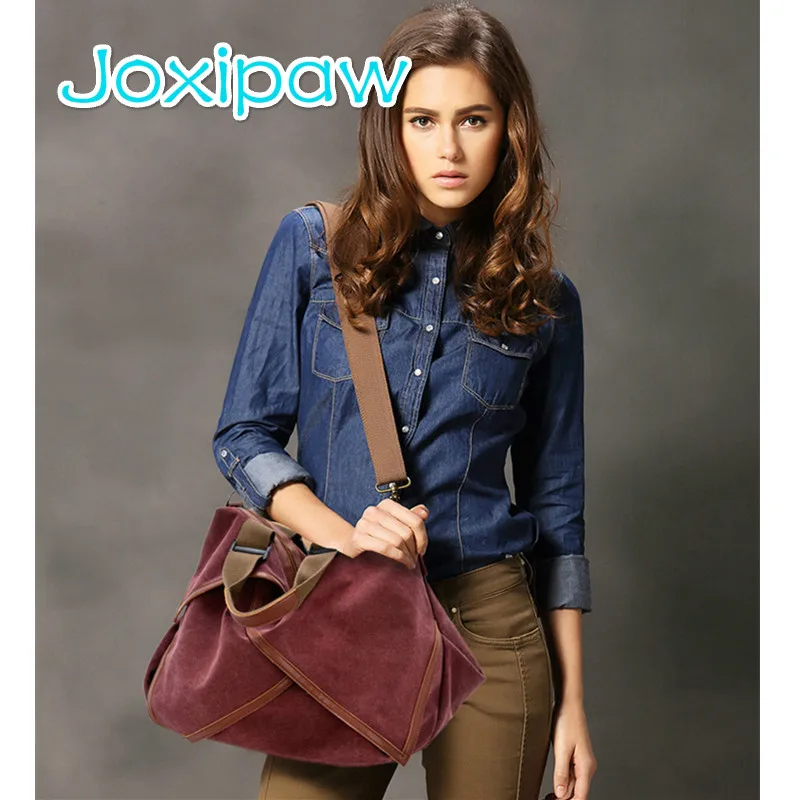 

Ladies Canvas Crossbody Bag Canvas Casual Messenger Bags Women Handbag Women High Quality Clutch Bag Joxipaw