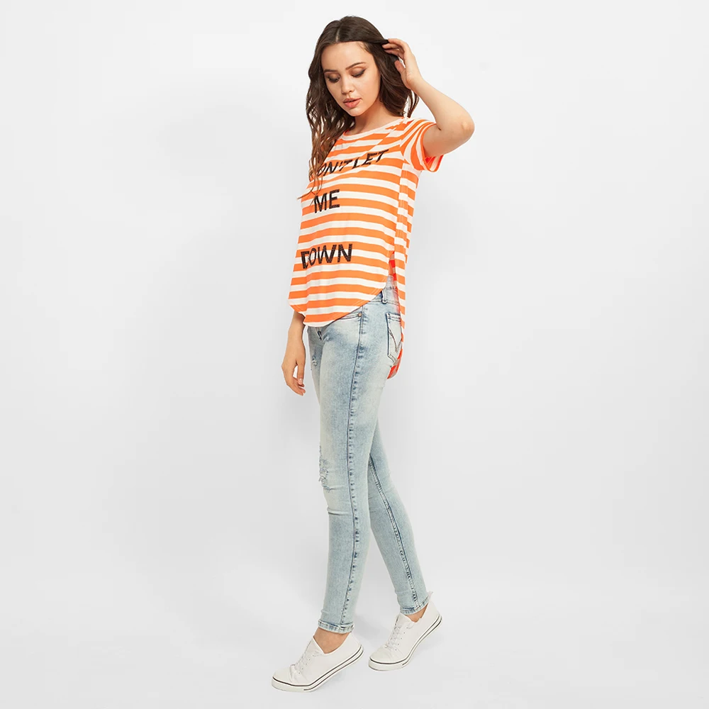 Gloria Jeans Яркая футболка для девушки GTS012682|jeans t-shirt|female t-shirtjeans jeans |