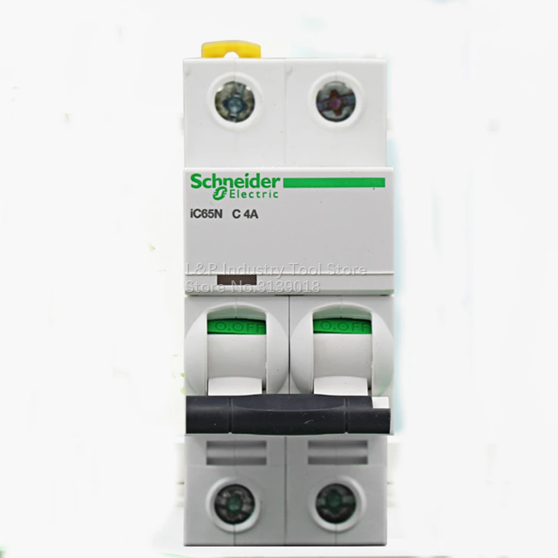 Новый оригинальный Schneider Electric IC65N 2P C4A A9F18204 вакуумный мини выключатель MCB Acti9 Тип