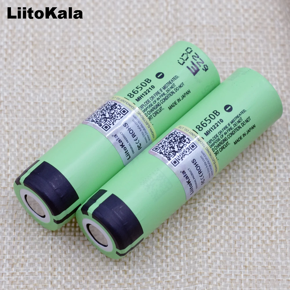 Liitokala 6 шт. Оригинальный NCR18650B 3 7 V 3400mah 18650 перезаряжаемый литиевый аккумулятор