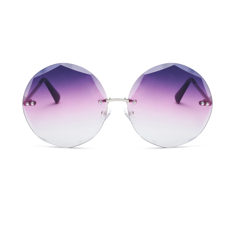 2018 Новые поступления женские солнцезащитные очки без оправы классические