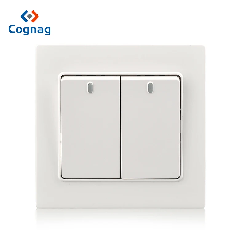 

Cognag Home 10A 2 gang 2 way wall electric light switch