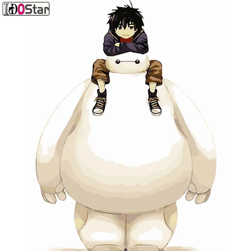 Сделай Сам Набор для рисования по номерам Акриловая Краска на холсте мультяшная