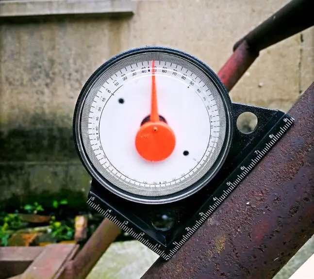 Мини Инклинометр транспортир измеритель уровня наклона Угол искатель Клинометр