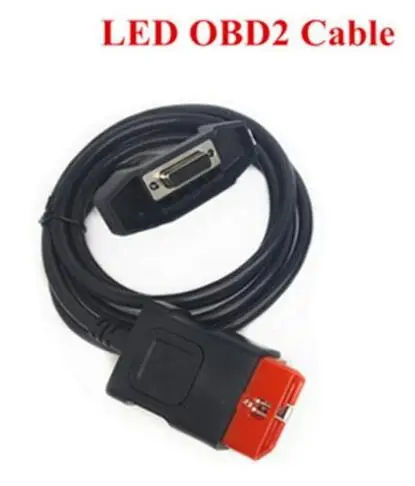 Красный OBD OBDii кабель светодиодный OBD2 подходит для VD TCS CDP PRO PLUS / Multidiag Pro